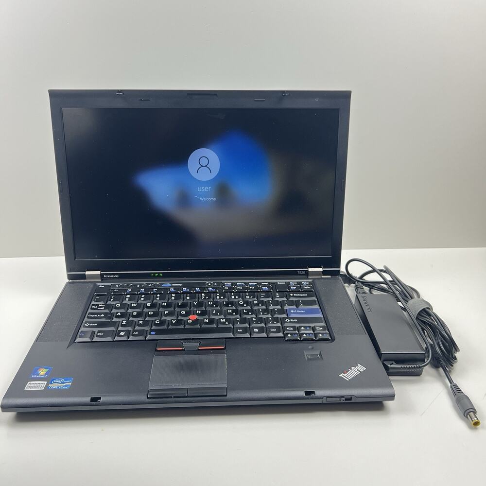 Lenovo ThinkPad T520 Intel i7-2640M 8GB 320GB HDD Win 10 w/ Charger|ELP78, READ